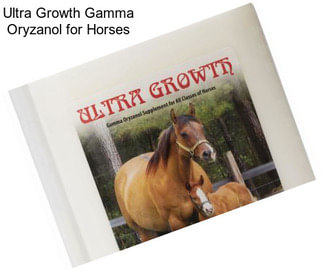 Ultra Growth Gamma Oryzanol for Horses