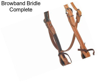 Browband Bridle Complete