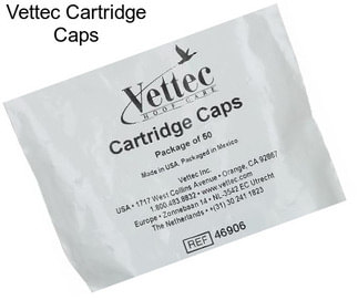 Vettec Cartridge Caps