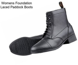 Womens Foundation Laced Paddock Boots