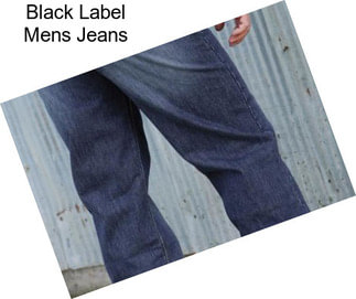 Black Label Mens Jeans