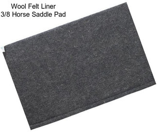 Wool Felt Liner 3/8\