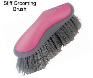 Stiff Grooming Brush