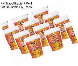 Fly Trap Attractant Refill for Reusable Fly Traps