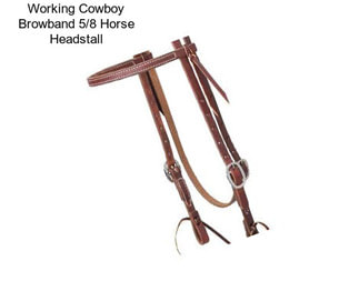 Working Cowboy Browband 5/8\