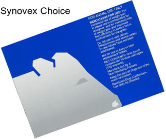 Synovex Choice