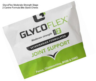 GlycoFlex Moderate Strength Stage 2 Canine Formula Bite-Sized Chews