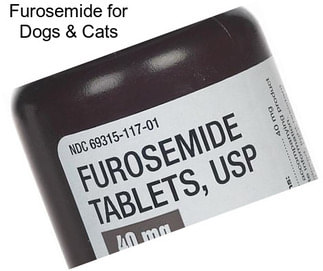 Furosemide for Dogs & Cats