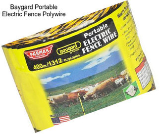 Baygard Portable Electric Fence Polywire