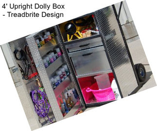4\' Upright Dolly Box - Treadbrite Design