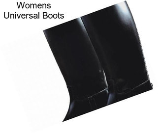 Womens Universal Boots