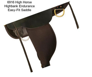 6916 High Horse Highbank Endurance Easy-Fit Saddle