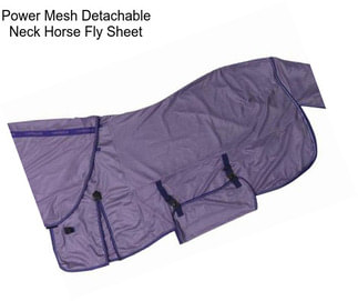 Power Mesh Detachable Neck Horse Fly Sheet