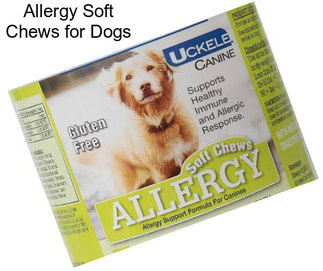 Allergy Soft Chews for Dogs