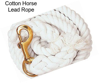 Cotton Horse Lead Rope
