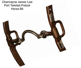 Charmayne James Low Port Twisted Pretzel Horse Bit