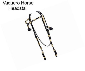 Vaquero Horse Headstall