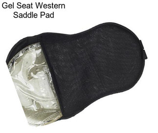 Gel Seat Western Saddle Pad