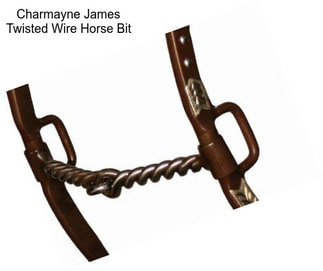 Charmayne James Twisted Wire Horse Bit
