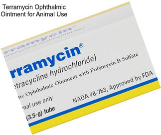 Terramycin Ophthalmic Ointment for Animal Use