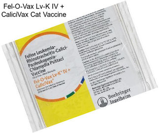 Fel-O-Vax Lv-K IV + CaliciVax Cat Vaccine