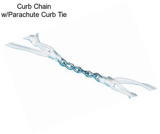Curb Chain w/Parachute Curb Tie