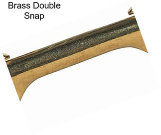 Brass Double Snap