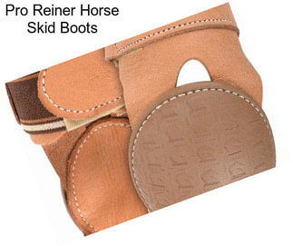 Pro Reiner Horse Skid Boots