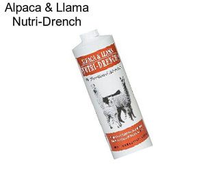 Alpaca & Llama Nutri-Drench