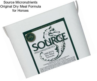 Source Micronutrients Original Dry Meal Formula for Horses