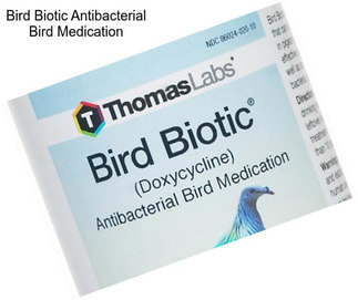 Bird Biotic Antibacterial Bird Medication