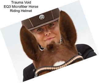 Trauma Void EQ3 Microfiber Horse Riding Helmet