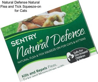 Natural Defense Natural Flea and Tick Squeeze-on for Cats