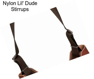 Nylon Lil\' Dude Stirrups