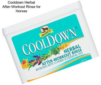 Cooldown Herbal After-Workout Rinse for Horses