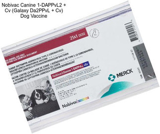 Nobivac Canine 1-DAPPvL2 + Cv (Galaxy Da2PPvL + Cv) Dog Vaccine