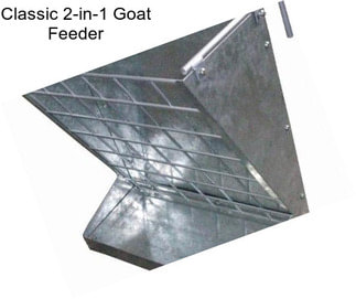 Classic 2-in-1 Goat Feeder