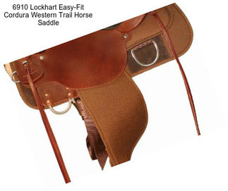 6910 Lockhart Easy-Fit Cordura Western Trail Horse Saddle