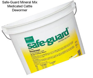 Safe-Guard Mineral Mix Medicated Cattle Dewormer