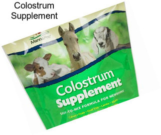 Colostrum Supplement