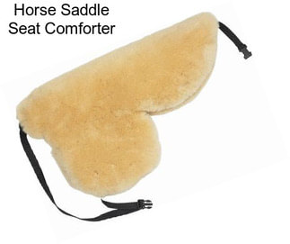 Horse Saddle Seat Comforter