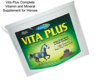 Vita Plus Complete Vitamin and Mineral Supplement for Horses