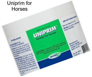 Uniprim for Horses