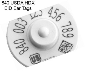 840 USDA HDX EID Ear Tags