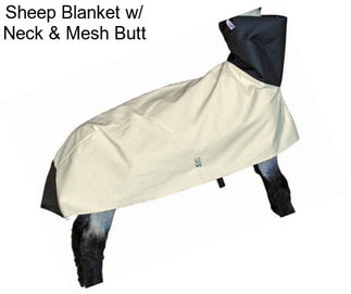 Sheep Blanket w/ Neck & Mesh Butt