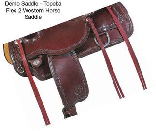 Demo Saddle - Topeka Flex 2 Western Horse Saddle