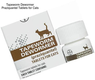 Tapeworm Dewormer Praziquantel Tablets for Cats