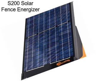 S200 Solar Fence Energizer