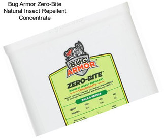 Bug Armor Zero-Bite Natural Insect Repellent Concentrate