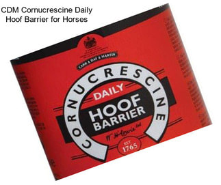 CDM Cornucrescine Daily Hoof Barrier for Horses